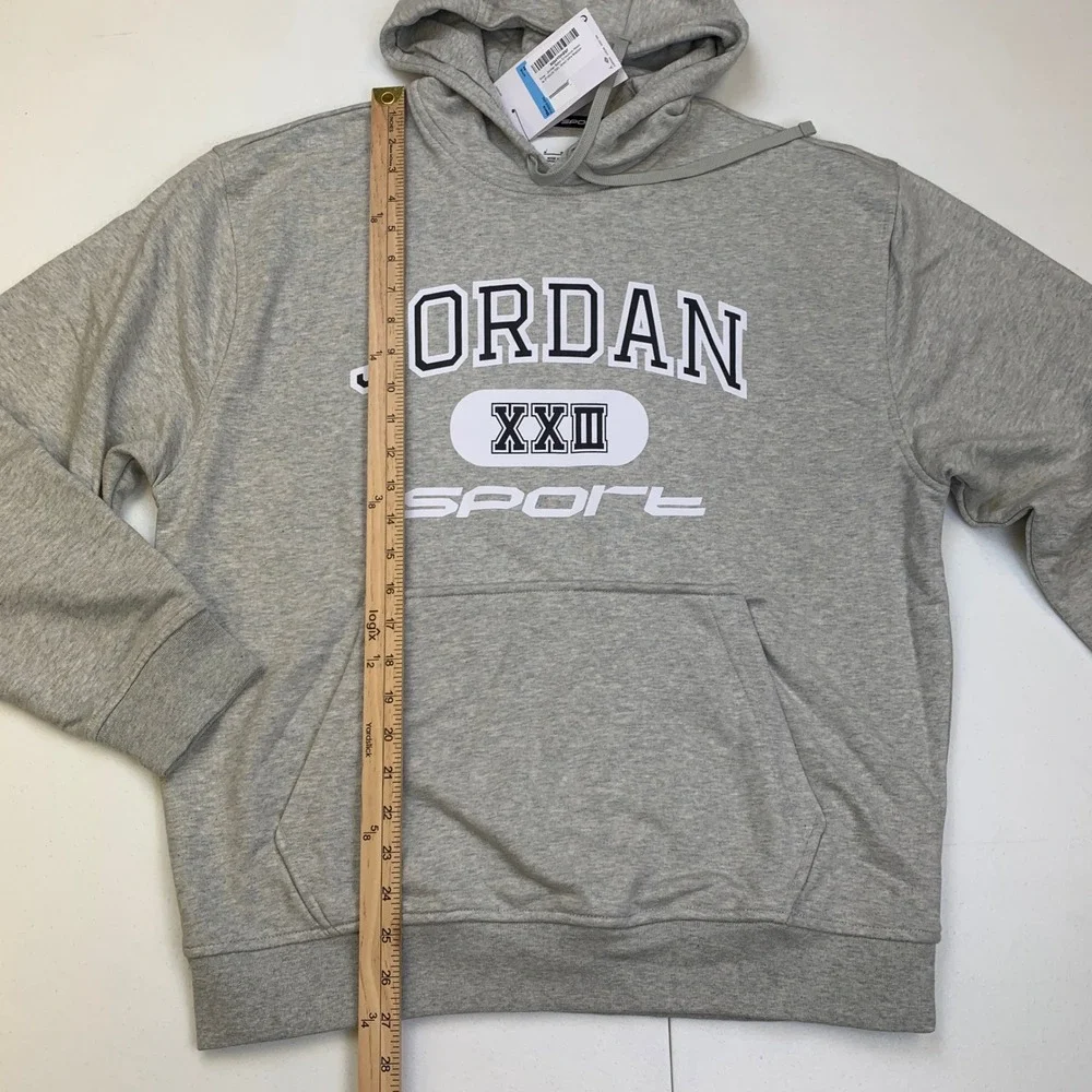 Jordan Sport Crossover Hoodie Sweatshirt Mens Medium Gray FV8626-050